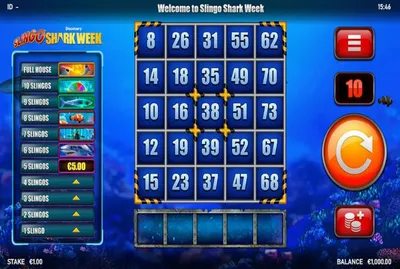 Slingo Shark Week Slot Machine - Giochi Online e Non Solo