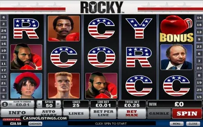 Slot Machine Rocky - Giochi Online e Non Solo